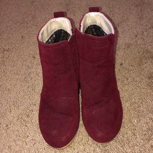 Unknown - Red Bootie Heels